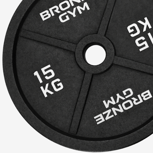 Диск олимпийский BRONZE GYM чугунный 15 кг