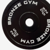 Диск калиброванный BRONZE GYM для пауэрлифтинга черный 2,5 кг