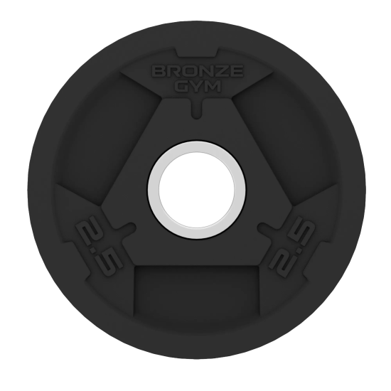 Диск олимпийский BRONZE GYM обрезиненный 2,5 кг