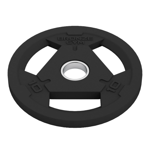 Диск олимпийский BRONZE GYM обрезиненный 10 кг