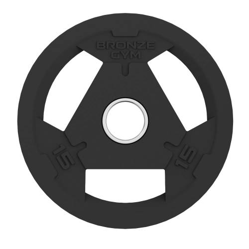 Диск олимпийский BRONZE GYM обрезиненный 15 кг