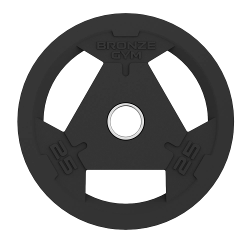 Диск олимпийский BRONZE GYM обрезиненный 25 кг