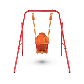 Качели для малышей DFC Kids с ремнями безопасности складные
