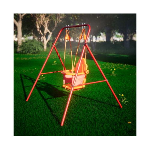 Качели для малышей DFC Kids с ремнями безопасности складные