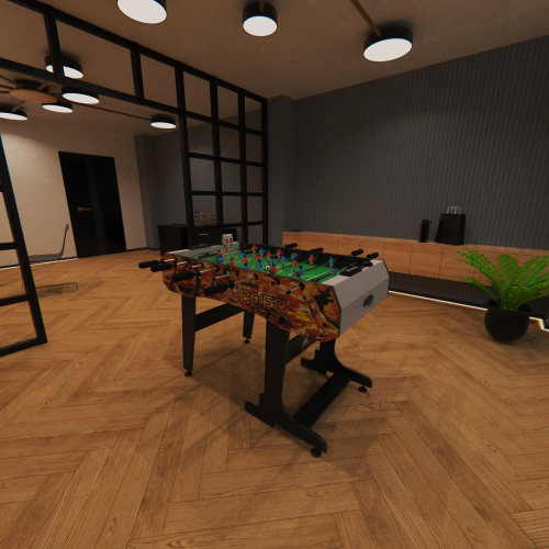 Игровой стол - футбол DFC Barcelona2 121 х 61 см, складной