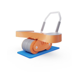 Тренажёр для пресса AB Roller SND оранжевый с ковриком 34 х 17 x 0.6 cм