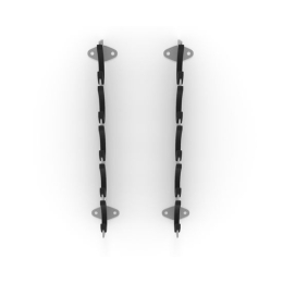 Настенная стойка для хранения грифов DFC D101027 (комплект из 2 шт)