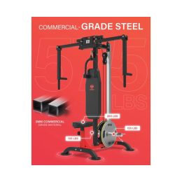 Тренажер сведение/разведение рук, верхняя тяга DFC D2042A