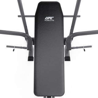 Скамья со стойками под штангу с опциями DFC D350