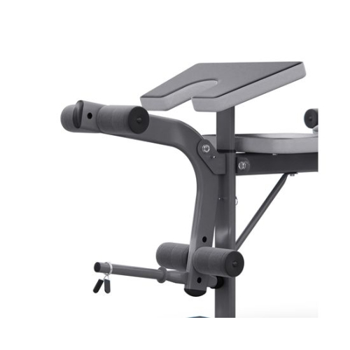 Скамья со стойками под штангу DFC D703 PRO с партой для бицепса