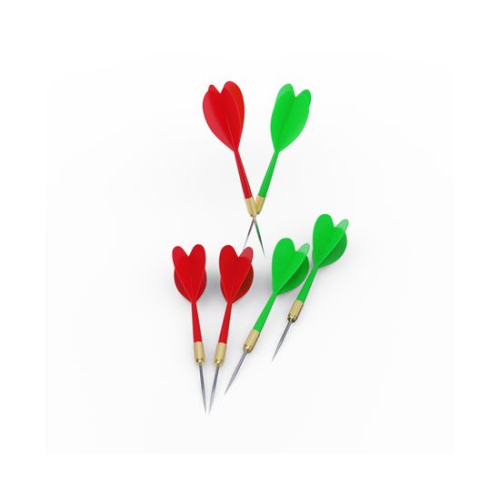 Дартс DFC двусторонний 40,3 см, 6 дротиков