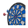 Электронный дартс DFC BLUEBOARD, 6 дротиков