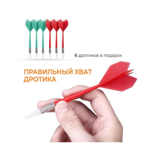 Дартс DFC BASEBOARD, 6 дротиков