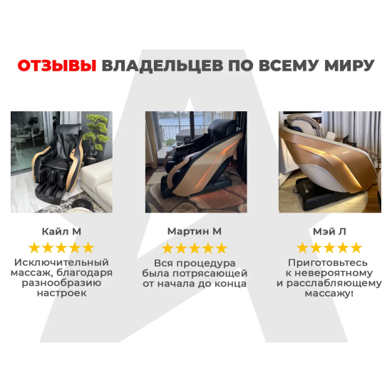 Ультра премиум массажное кресло D_Core 2 Черный