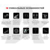 Ультра премиум массажное кресло D_Core 2 Черный