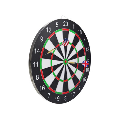 Дартс DFC двусторонний 43 см, 6 дротиков