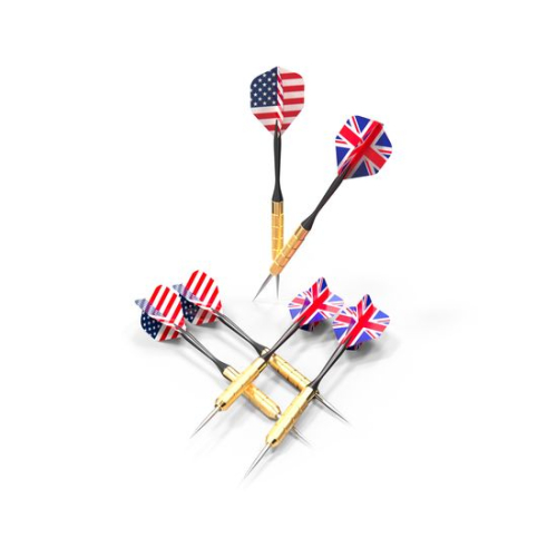 Дартс DFC METAL двусторонний 45 см, 6 дротиков