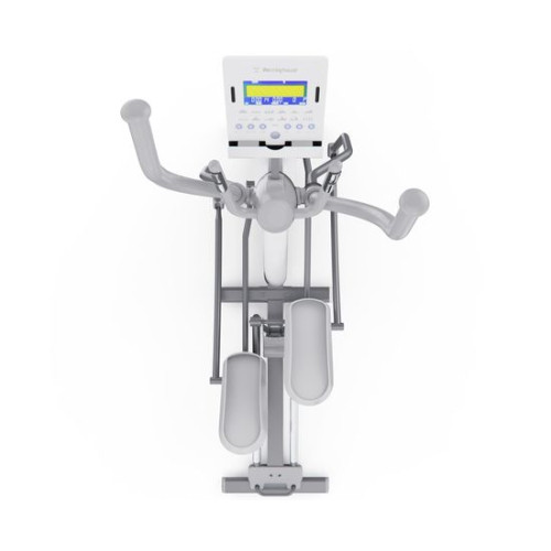 Электромагнитный эллиптический тренажер DFC Westinghouse 13Y, белый, с изменяемым углом наклона