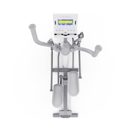 Электромагнитный эллиптический тренажер DFC Westinghouse 13Y, белый, с изменяемым углом наклона