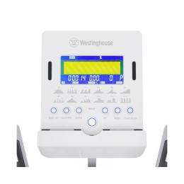 Электромагнитный эллиптический тренажер DFC Westinghouse 13Y, белый, с изменяемым углом наклона