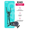Эллиптический тренажер домашний CARBON FITNESS E40