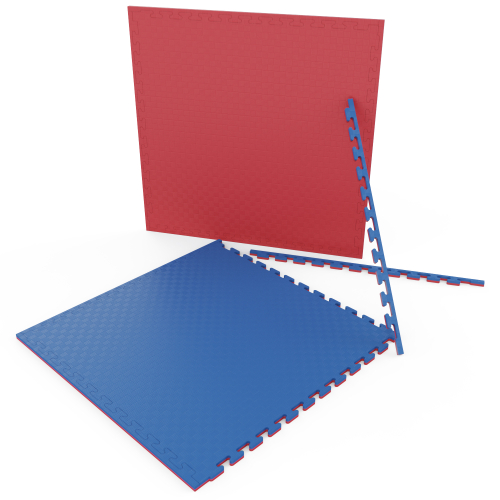 Будо-мат EVA DFC 100 x 100 см, 20 мм, цвет сине-розовый