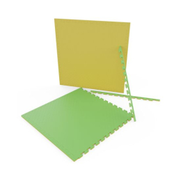 Будо-мат EVA DFC 100 x 100 см, 20 мм, цвет желто-зеленый