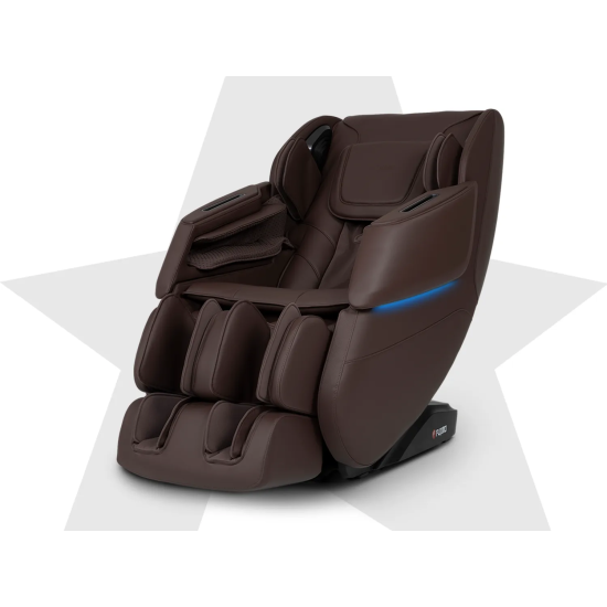 Просторное массажное кресло FUJIMO 氣 DISCOVERY 3D XL Коричневый