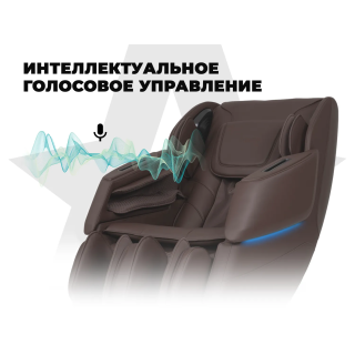 Просторное массажное кресло FUJIMO 氣 DISCOVERY 3D XL Коричневый