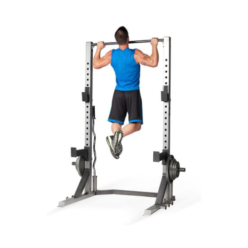 Силовая стойка для приседаний со штангой DFC CAP , серая