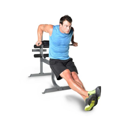 Гиперэкстензия / римский стул DFC CAP, серебряный