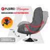 Дизайнерское кресло FUJIMO Monogram Silver Steel