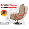 Дизайнерское кресло FUJIMO Monogram Coal Steel