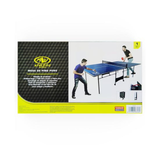 Теннисный стол DFC ATHLETIC, размер по стандарту ITTF 274 x 152, с сеткой, складной
