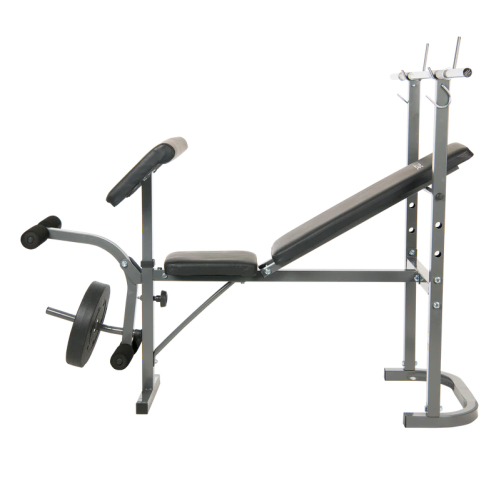 Скамья под штангу с опциями DFC GOZONE GZE-2201 со штангой и дисками в комплекте