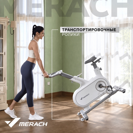 Электромагнитный спин-байк DFC MERACH B-MR-S06W1 до 120 кг / Bluetooth