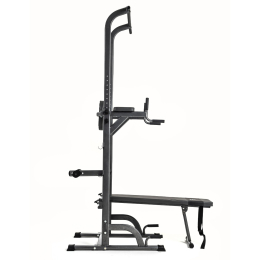 Турник-брусья DFC G-series с прямой скамьей с валиками