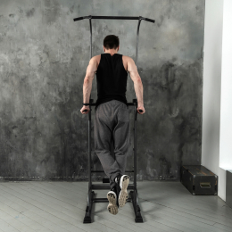 Турник-брусья DFC G-series с прямой скамьей с валиками