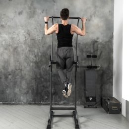 Турник-брусья DFC G-series с прямой скамьей с валиками