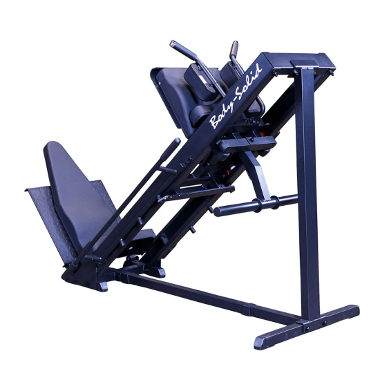 Жим ногами/Гакк-присед Body Solid GLPH1100B черный