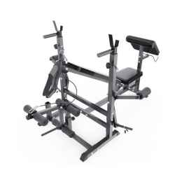 Скамья со стойками под штангу DFC GYRONETICS GN008 с партой для бицепса