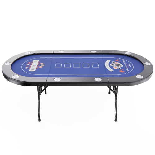 Игровой стол – покер DFC RAYKEEP 84", на 10 мест, складные ножки
