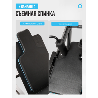 Жим ногами/Гакк-присед OXYGEN FITNESS HADLEY
