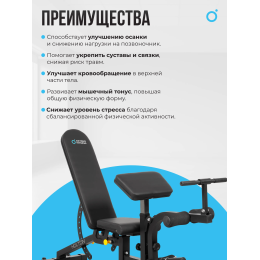 Силовая скамья домашняя OXYGEN FITNESS HOLTON