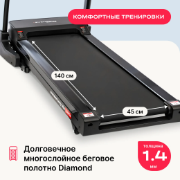 Беговая дорожка домашняя SVENSSON BODY LABS HUSTLE