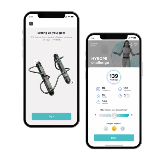 Интеллектуальная скакалка HYGEAR HYROPE 1.0
