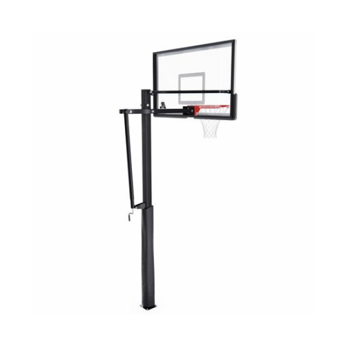 Усиленная баскетбольная стационарная стойка DFC ING 54" / закаленное стекло