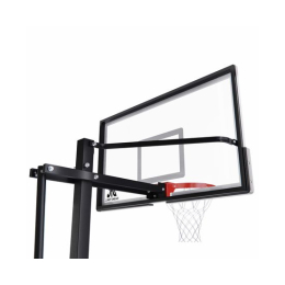 Усиленная баскетбольная стационарная стойка DFC ING 54" / закаленное стекло