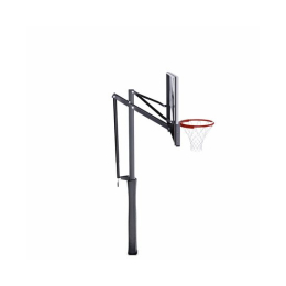 Усиленная баскетбольная стационарная стойка DFC ING 54" / закаленное стекло