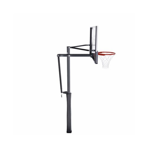 Усиленная баскетбольная стационарная стойка DFC ING 54" / закаленное стекло